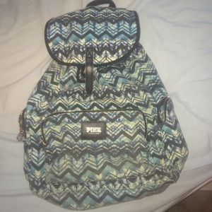 Victoria's Secret PINK chevron backpack
