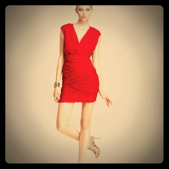 Madison Marcus day dress - color: green 100% silk