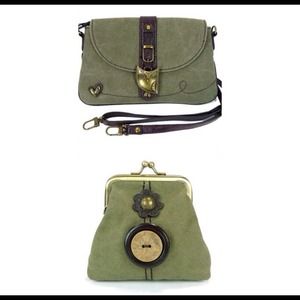 NWT Chala owl purse and kisslock coin purse