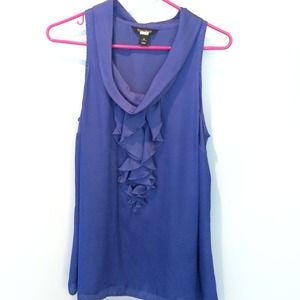 Gorgeous silk top in royal blue