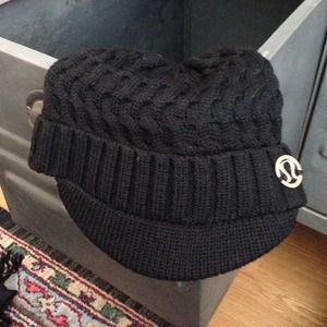 wool hat with brim