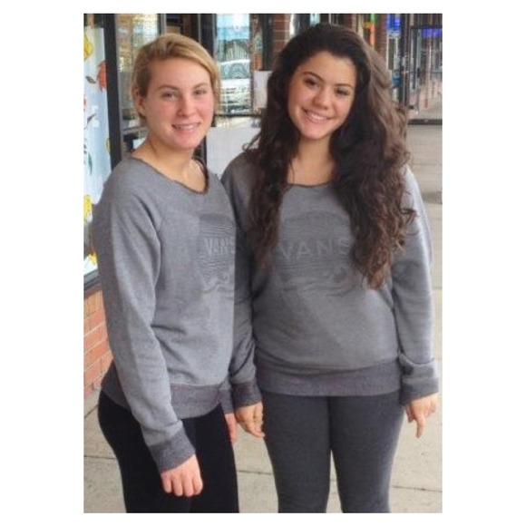 Gray Vans sweater