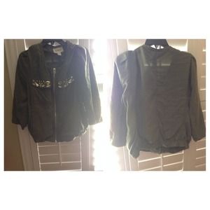 H&M army green jacket