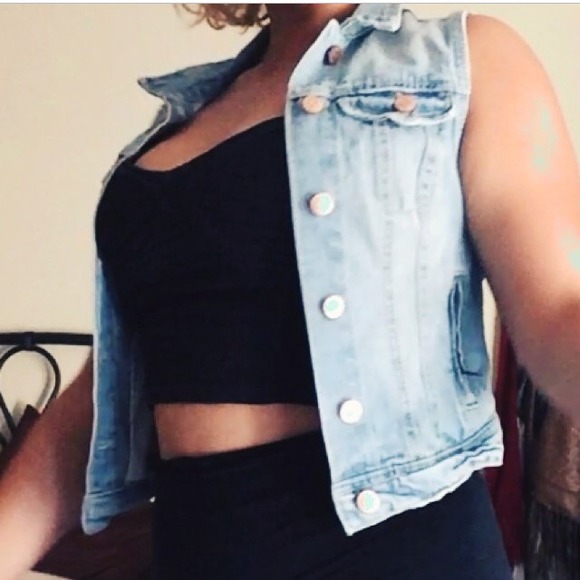 Denim vest