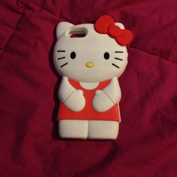 Red hello kitty iPhone 5-5s case - Picture 1 of 4