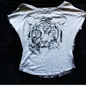 Tiger crop top