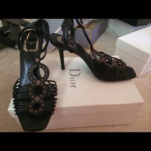 Christian Dior shoes with 3 inch heel