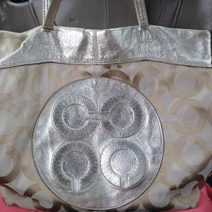 Coach purse gold