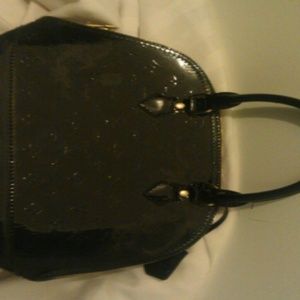 Black LV Alma bag
