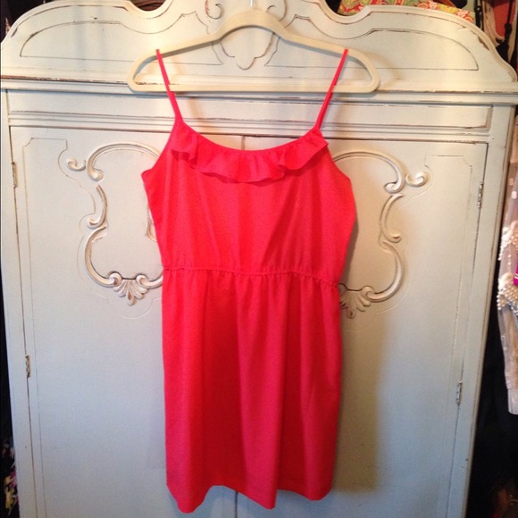 SALE Coral strappy dress