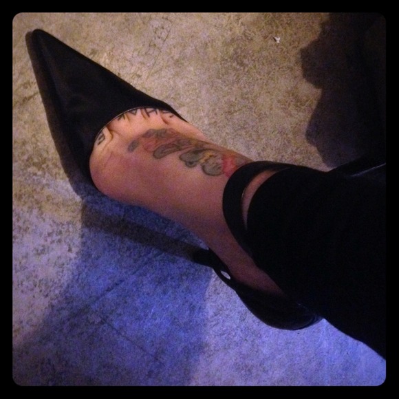 Nine West black heels