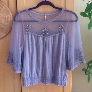 🍃🌿FREE PEOPLE TOP LIKE NEW🌿🍃