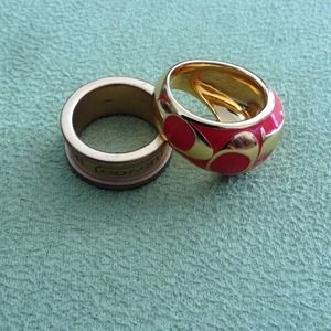 HP 8/24,Coach Size 8 Ring Bundle!!! Authentic!!!