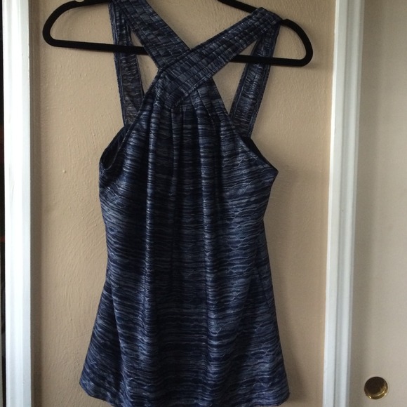 Great blue patterned top