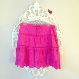 American eagle pink eyelet skirt 🌷