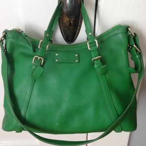 Kate Spade Handbag (Kelly Green; Turquoise Inside)