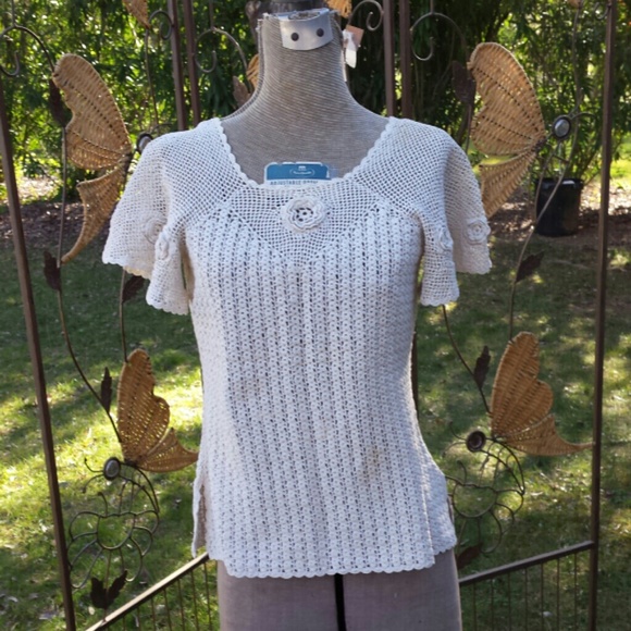 Tops - SOLD Crocheted Top