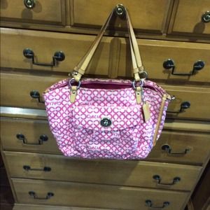 Coach authentic  Pink purse ! REDUCED