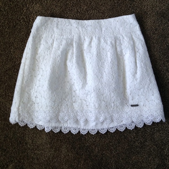 White Lace Skirt