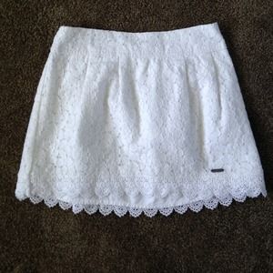White Lace Skirt