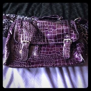 Purple Claire's purse