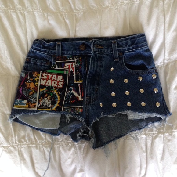 Star Wars High Wasted Shorts