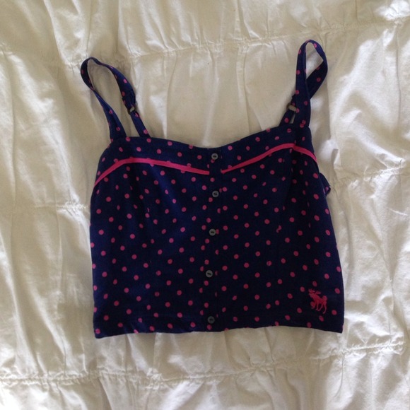 Polka Dot Crop Top