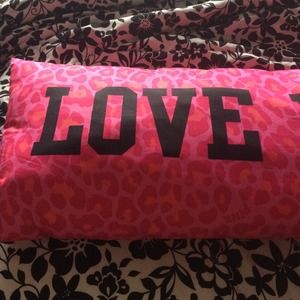 Victoria's Secret pink body pillow