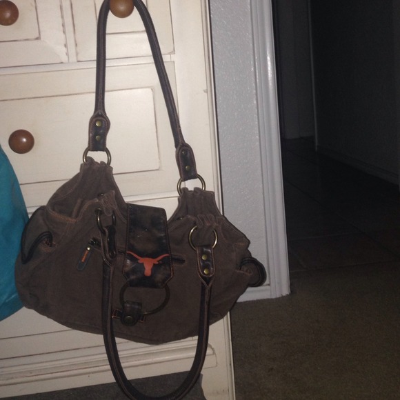 vintage longhorn bag
