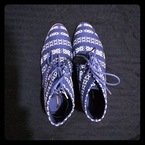 Patterned Ankle Booties