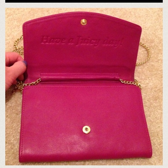Juicy Couture wallet on chain-pink leather - Picture 2 of 4