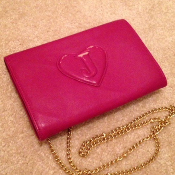 Juicy Couture wallet on chain-pink leather - Picture 3 of 4