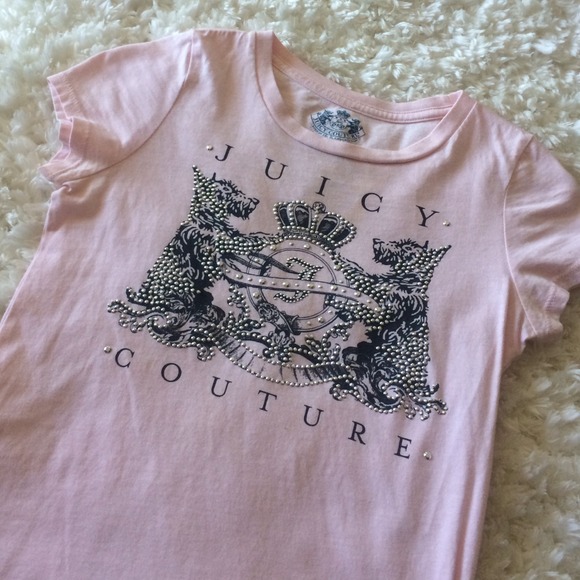 Authentic Juicy Couture baby pink top