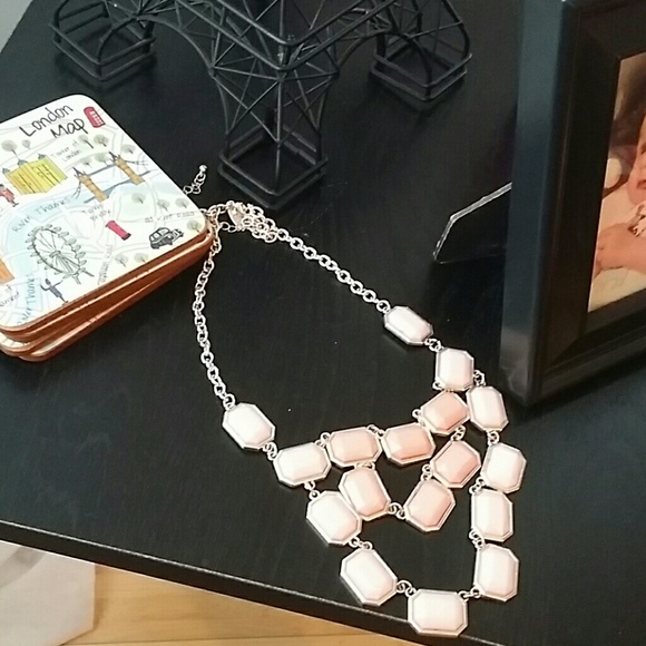 Light Pink Statement Necklace