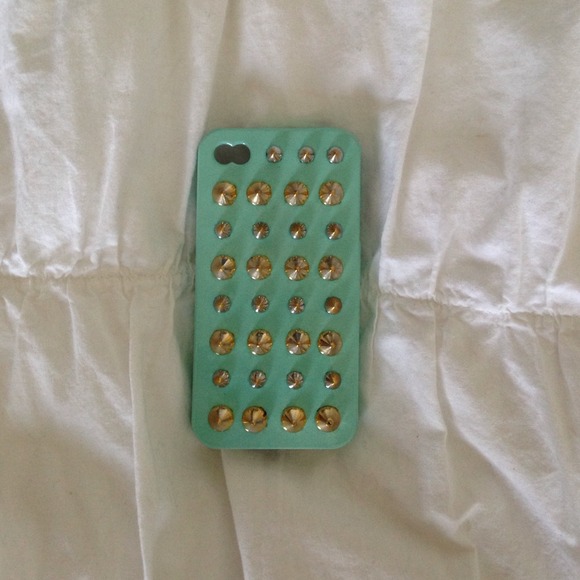 Studded Mint Phone Case
