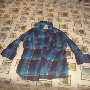 Aeropostale plaid button down