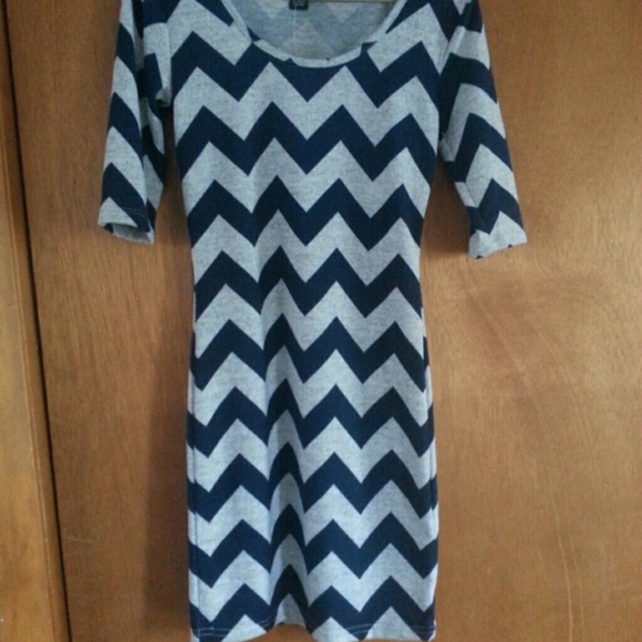 Cheveron Bodycon Dress