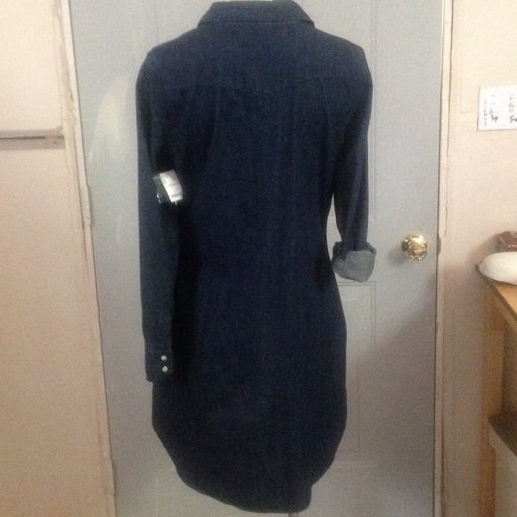 SOLD SOLD!!!!!GAP 1969 Denim Button-up Dress - Picture 3 of 4