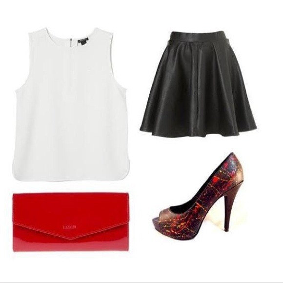 🎉HP 8/24🎉 Fall Splatter Leather Heels - Picture 4 of 4