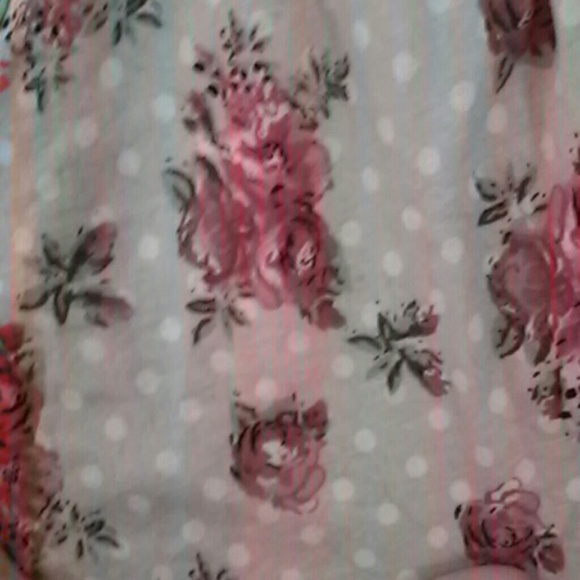 Strapless floral blouse - Picture 2 of 2