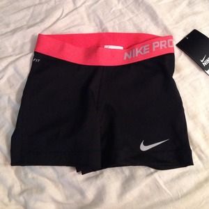 Nike pro spandex shorts