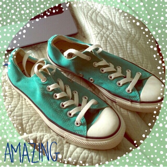 Converse Shoes - 💚Converse Sz 9 Teal Sneakers 💙