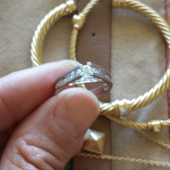 14kt White Gold Diamond Ring 1/2 CTW - Picture 2 of 4