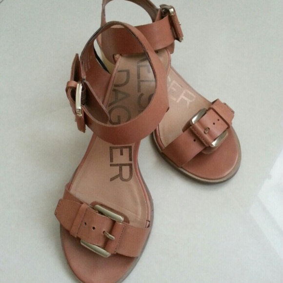 * SOLD * Kelsi Dagger" Leather Sandle - Picture 1 of 3