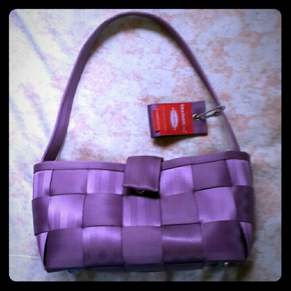 Purple Seatbelt Bag keychain included