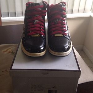 AUTHENTIC COACH NORRA HIGH-TOPS  #F0007/HO8