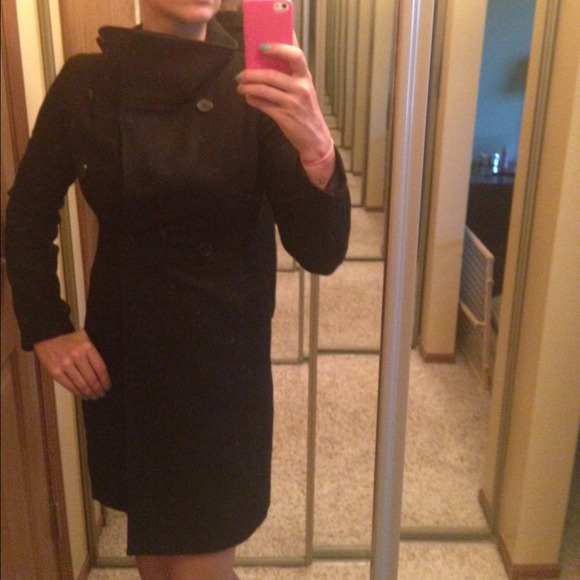 Knee-length Wool Coat