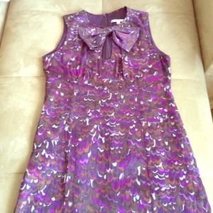 Purple silk Nanette Lepore dress - size 8