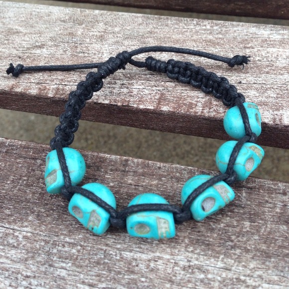 Shamballa skull bracelet❌SOLD❌ - Picture 2 of 3