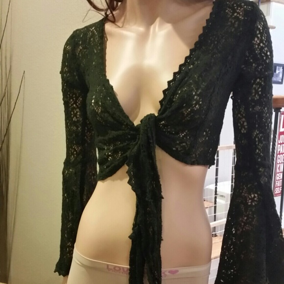 Feminine and unique tie front shirt